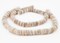 The Bead Chest White Ocean Sea Shell Heishi Beads 12mm 13-14 Inch Strand